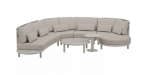 Modulinė poilsio sofa Mirpol Es Vedra smėlio spalvos, 6 elementai