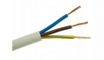 Omy-3x0,75 H03vv-f baltas laidas, 100m