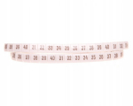 Žymekliai Dk2/z6 /31-40/ balti 89204006 /100vnt./
