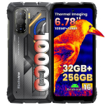 Telefonas &bdquo;Blackview ROCK 3&ldquo; 6,78 colio 120 Hz ekranas &ndash; &bdquo;Vision Thermique&ldquo; &ndash; &bdquo;Android 16&ldquo; &ndash; 32 GB RAM, 256 GB ROM / 2 TB TF &ndash; 10000 mAh &ndash; 108 MP + 50 MP &ndash; NFC Juoda