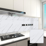 Lipnios Balto Marmuro Ra&scaron;to Pvc Panelės Plytelių Lipdukai 30X30 Cm 20 Vnt. 1,8 M&sup2;
