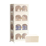 Sulankstoma Mobili Modulinė Spintelė Yarwayer 126,5 X 55 X 32,5 Cm, Balta, 225 L, 4 Lygiai