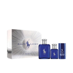 Kvapų dovanų rinkinys Ralph Lauren Polo Blue vyrų EDT medienos aromatinis, 3 dalių