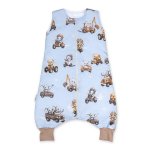 Kūdikių miego kombinezonas Albero Mio C013 Little Drivers World 1.5 TOG kvėpuojanti medvilnė