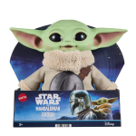 Mink&scaron;tas žaislas Star Wars Grogu JKN43 11 colių mink&scaron;tas korpusas vinilinė galva