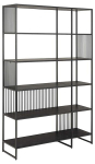 Lentyna Strington 120x35x185cm, juoda