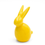 Dekoratyvinė zuikio figūrėlė, 7 cm, geltona, 1 vnt.