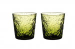 Maku Tarha Tumbler stiklinės Olive, 300 ml, 2 vnt
