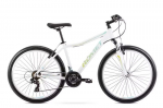 Dviratis Romet Jolene 6.0 2025 balta-mėlyna-žalia 15" / S