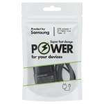 Įkroviklis Samsung 25W USB‑C adapteris + 3A laidas 1,8 m juodas, greitas įkrovimas