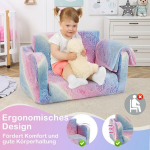 Vaiki&scaron;ka sofa su antklode 2in1 rožinė, Vaiki&scaron;ka sofa su antklode 2in1 rožinė