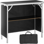 Sulankstomas parodų prekystalis su aliuminio rėmu ir MDF plok&scaron;tėmis 97.5 x 38.5 x 87 cm, 97.5 x 38.5 x 87 cm