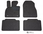 Kilimėliai QuiltyMats Lexus NX 2014-2021 (4 vnt.), Juoda-Juoda /11-14