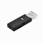 2 in 1 USB 2.0 kortelių skaitytuvas, TF SD, 1 vnt.