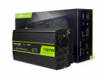 Green Cell galios keitiklis nuo 24 V iki 230 V 1000W/2000W grynos sinuso bangos
