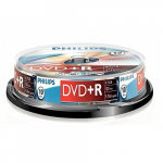 Philips DVD+R 4.7GB CAKE BOX 10