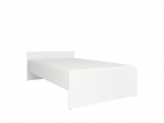 Lova BRW Nepo Plus LOZ/120, 120x200 cm, balta
