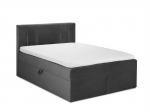Lova Mazzini sofas Afra 180x200 cm, tamsiai pilka
