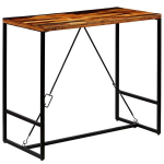 Baro stalas, 120x60x106cm, perdirbta mediena