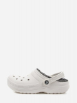 &Scaron;lepetės moterims Crocs&trade; Classic Lined Clog, baltos