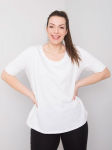 Palaidinė moterims, balta XXXXL, XL