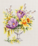 Siuvinėjimo rinkinys Magic Needle "Spring Bouquet" 100-002