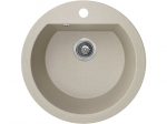 Granitinė virtuvinė plautuvė Laveo Dafne SBD_480T smėlio spalvos, SBD 480T