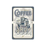 Metalinė lėk&scaron;tė 20 x 30 cm, Ape The Mobile Coffee Shop