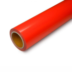 Vinilo plėvelė, blizgi, oranžinė, plotis 1,23