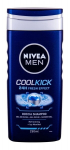 Du&scaron;o želė Nivea Men Cool Kick, 250 ml