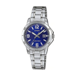 Moteri&scaron;kas laikrodis Casio Collection LTP-V004D-2B, sidabrinis