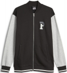 Puma džemperis yvrams Squad Track Jacket Black Grey 676018 01, juodas/ pilkas