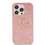 Guess PU Fixed Glitter 4G Case GUHCP15LHG4SGP