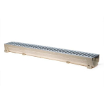 Drenažo latakas Stora Drain Home, 100x12,5x9 cm, pilkas/rudas
