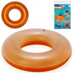 bestway matinė neoninė pripučiamoji plaukiojimo žiedas, 76 cm, oranžinė