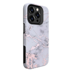 Evelatus TPU+PC Apsauginis dėklas Apple iPhone 15 Pro Max Marble Silver