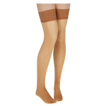 Priklijuojamos kojinės moterims Sarlini, rudos, 20 DEN