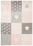 Vaiki&scaron;kas kilimas Puzzle pink, 140x190 cm