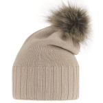 Moteri&scaron;ka kepurė Need 4You, beige, vilna