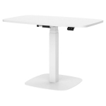 Elektrinis reguliuojamo auk&scaron;čio stalas Lykke L200, 90x55 cm, baltas