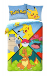 Patalynės komplektas Pok&eacute;mon Fourfold, 140&times;200, 2 dalių