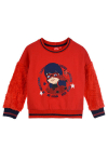 Bluzonas mergaitėms Miraculous Ladybug, raudonas
