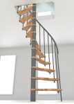 Spiraliniai laiptai Minka Suono Smart &Oslash;120 cm, Sidabrinė