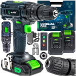 Akumuliatorinis gręžtuvas Wuber 20 V WR-CD-20V