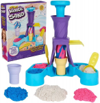 Kinetinio smėlio ledų gaminimo rinkinys Kinetic Sand Soft Serve Station