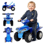 Keturvietis stumiamas vaiki&scaron;kas automobilis Sun Baby, mėlynas