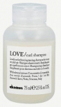 &Scaron;ampūnas banguotiems ir garbanotiems plaukams Davines Love Curl Shampoo, 75 ml