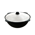 Uzbeki&scaron;kas ketaus kazanas su dangteliu, 6 l