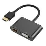 Riff HDMI/VGA/3,5 mm/mikro USB, 0.25 m
