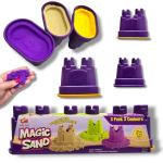 Kinetinis smėlis su formelėmis, 3 spalvos, 330 gr.